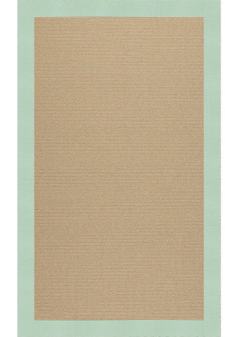 Creative Concepts-Sisal Canvas Spa Blue Area Rug