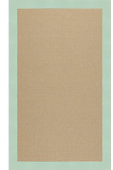 Creative Concepts-Sisal Canvas Spa Blue Area Rug