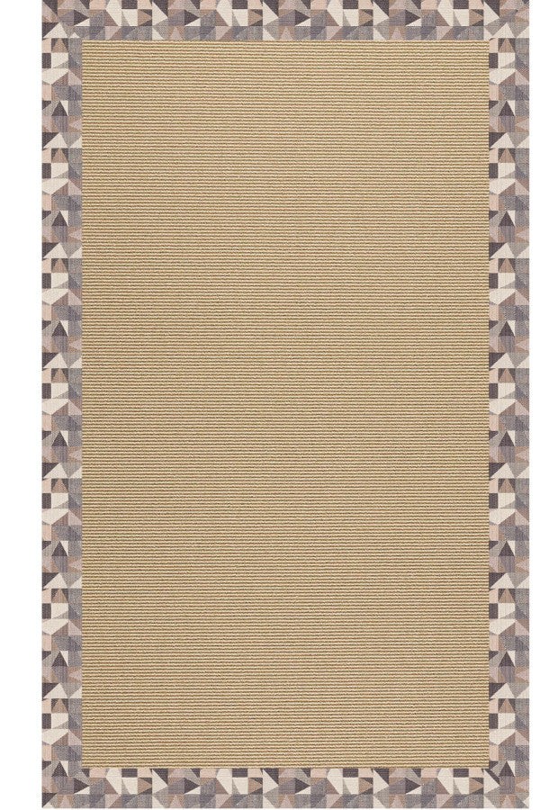 Creative Concepts-Sisal Geo Bronze Area Rug