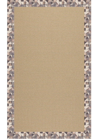 Creative Concepts-Sisal Geo Bronze Area Rug