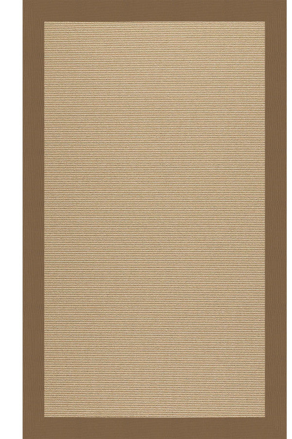 Creative Concepts-Sisal Canvas Cocoa Area Rug