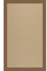 Creative Concepts-Sisal Canvas Cocoa Area Rug