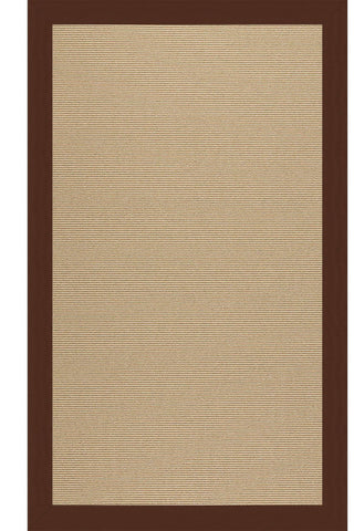 Creative Concepts-Sisal Canvas Bay Brown Area Rug