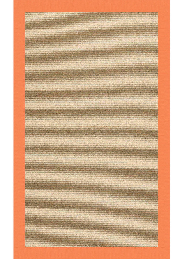 Creative Concepts-Sisal Canvas Tangerine Area Rug