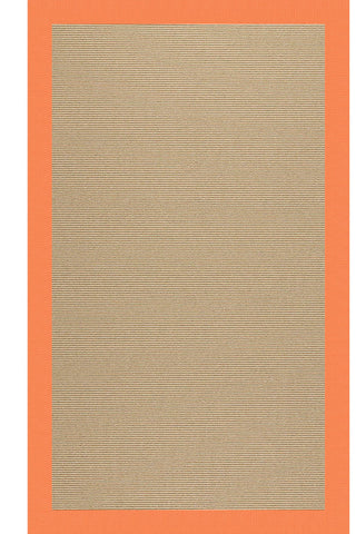 Creative Concepts-Sisal Canvas Tangerine Area Rug