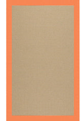 Creative Concepts-Sisal Canvas Tangerine Area Rug