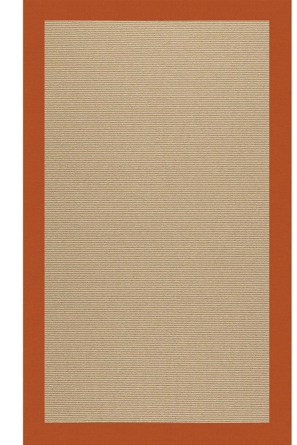 Creative Concepts-Sisal Canvas Rust Area Rug