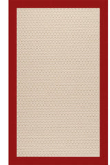 Creative Concepts-Sugar Mtn. Canvas Jockey Red Area Rug