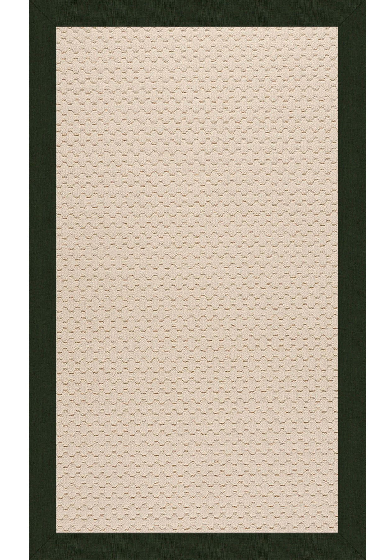Creative Concepts-Beach Sisal Canvas Fern Area Rug
