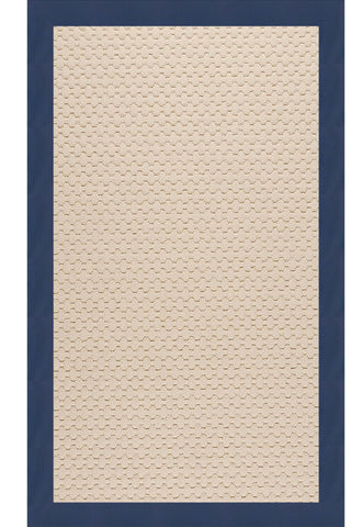 Creative Concepts-Beach Sisal Canvas Navy Area Rug