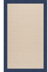 Creative Concepts-Beach Sisal Canvas Navy Area Rug