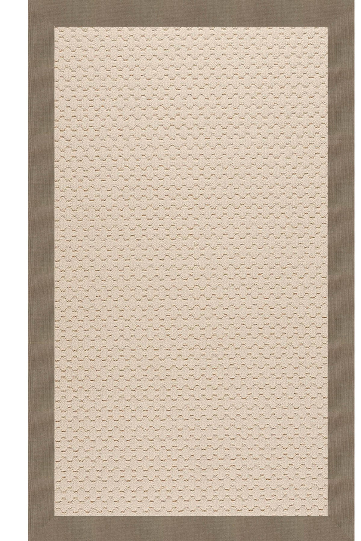 Creative Concepts-Beach Sisal Canvas Taupe Area Rug