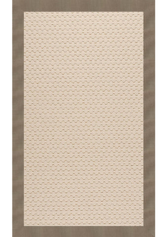 Creative Concepts-Beach Sisal Canvas Taupe Area Rug