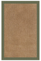 Islamorada-Basketweave Canvas Fern Area Rug