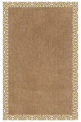 Islamorada-Basketweave Lattice Pesto Area Rug