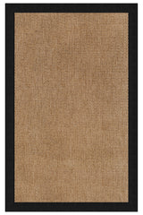 Islamorada-Basketweave Classic Black Area Rug