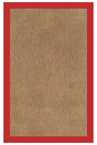 Islamorada-Basketweave Canvas Jockey Red Area Rug