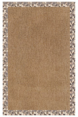 Islamorada-Basketweave Geo Bronze Area Rug