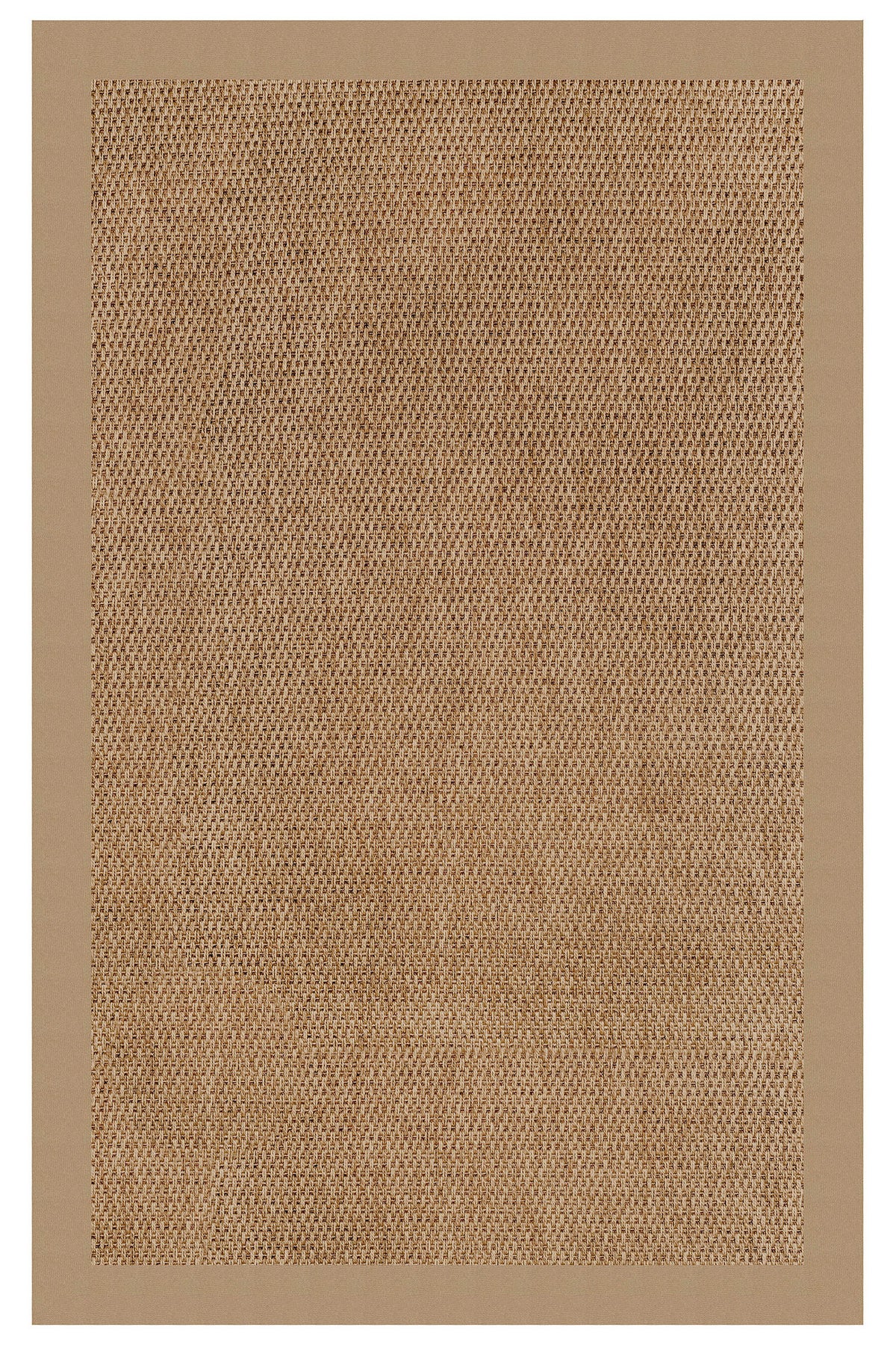 Islamorada-Basketweave Canvas Camel Area Rug