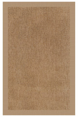 Islamorada-Basketweave Canvas Camel Area Rug