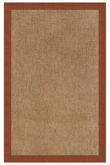 Islamorada-Basketweave Classic Saddle Area Rug