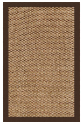 Islamorada-Basketweave Canvas Bay Brown Area Rug