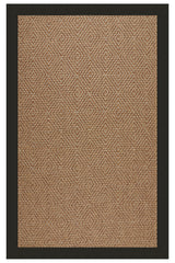 Islamorada-Diamond Canvas Black Area Rug