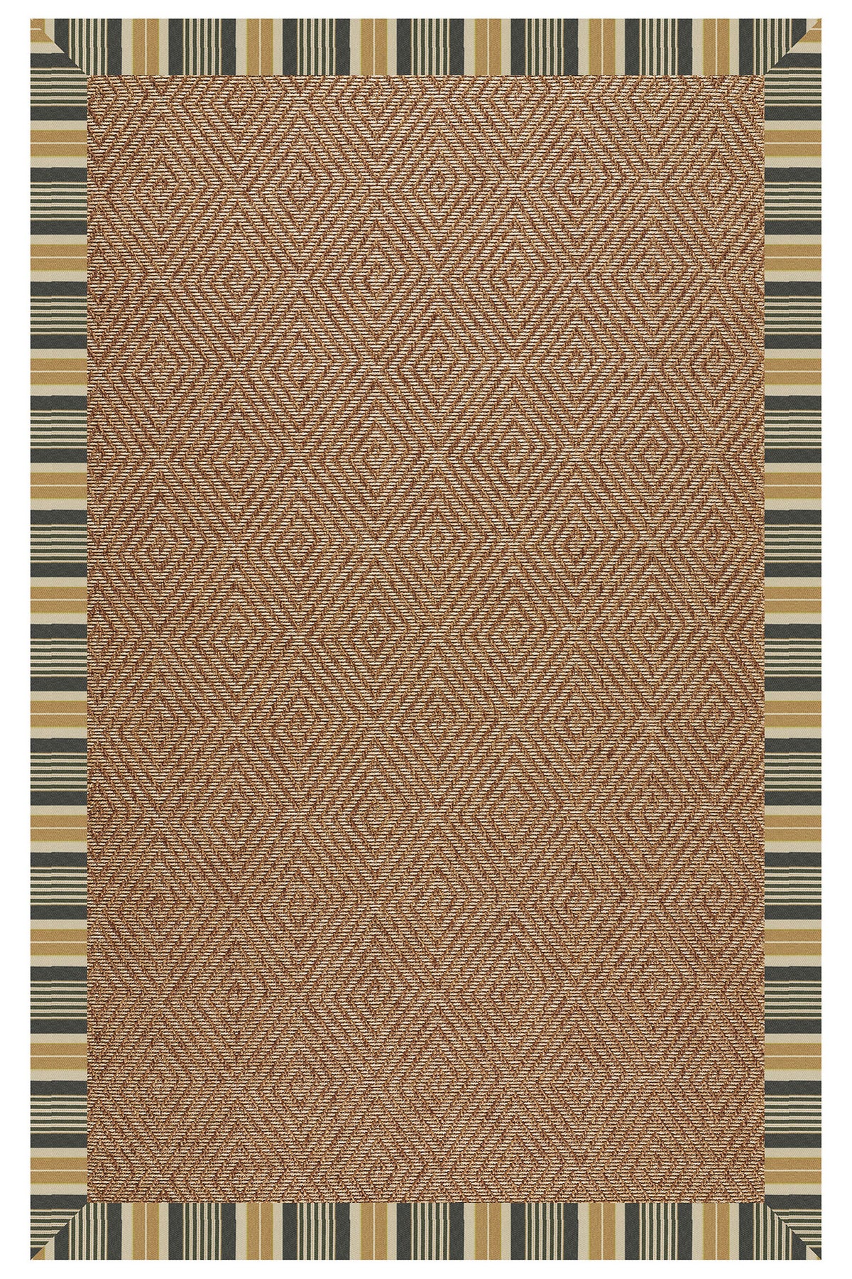 Islamorada-Diamond Long Hill Ebony Area Rug