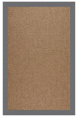 Islamorada-Diamond Canvas Charcoal Area Rug