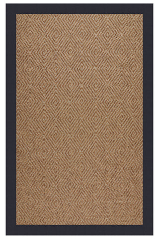 Islamorada-Diamond Canvas Navy Area Rug