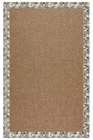Islamorada-Diamond Geo Bronze Area Rug