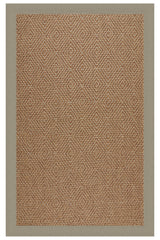 Islamorada-Diamond Canvas Taupe Area Rug