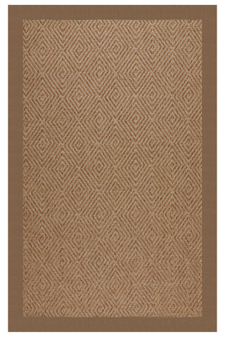 Islamorada-Diamond Canvas Cocoa Area Rug