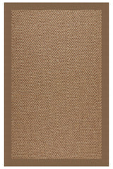 Islamorada-Diamond Canvas Cocoa Area Rug