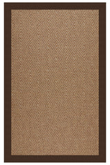 Islamorada-Diamond Canvas Bay Brown Area Rug
