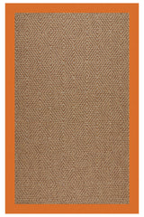 Islamorada-Diamond Canvas Tangerine Area Rug