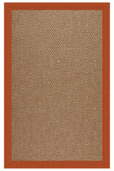 Islamorada-Diamond Classic Persimmon Area Rug