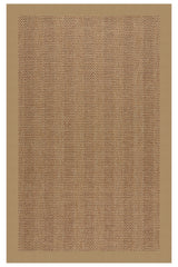 Islamorada-Herringbone Canvas Linen Area Rug