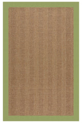 Islamorada-Herringbone Canvas Citron Area Rug