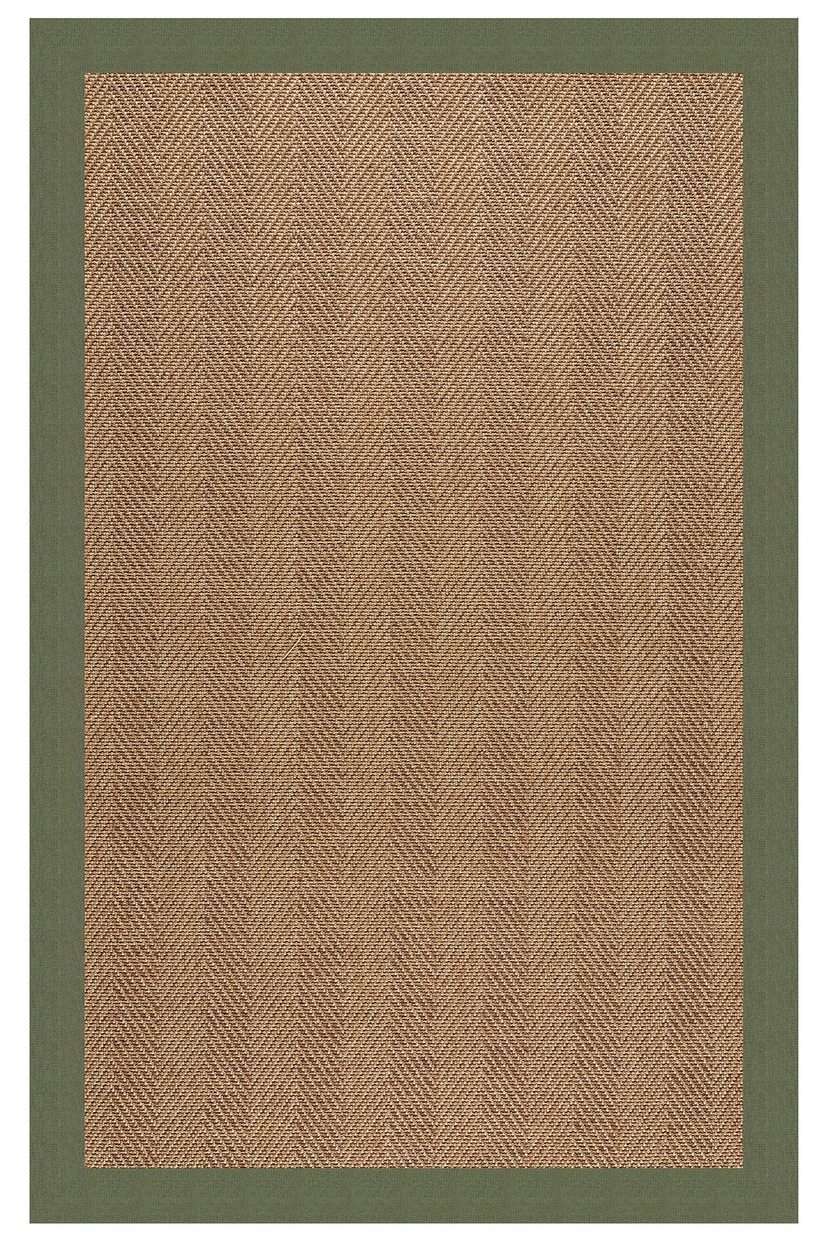 Islamorada-Herringbone Canvas Fern Area Rug