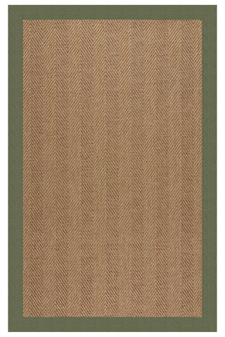 Islamorada-Herringbone Canvas Fern Area Rug