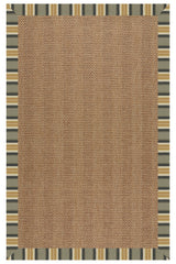 Islamorada-Herringbone Long Hill Ebony Area Rug