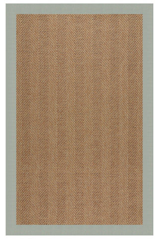 Islamorada-Herringbone Canvas Spa Blue Area Rug