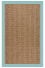 Islamorada-Herringbone Canvas Aquatic Area Rug
