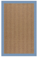 Islamorada-Herringbone Canvas Air Blue Area Rug