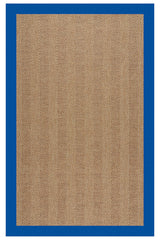 Islamorada-Herringbone Canvas Pacific Blue Area Rug