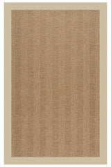 Islamorada-Herringbone Canvas Antique Beige Area Rug