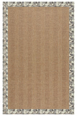Islamorada-Herringbone Geo Bronze Area Rug