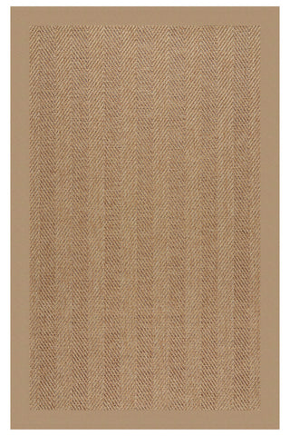 Islamorada-Herringbone Canvas Camel Area Rug