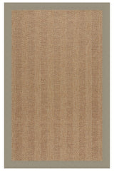 Islamorada-Herringbone Canvas Taupe Area Rug